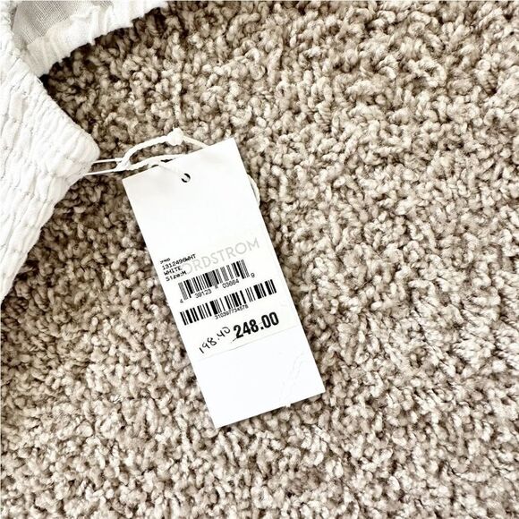 Reformation Tavi Linen Dress Short Sleeve Size Medium NWT - Picture 11 of 14